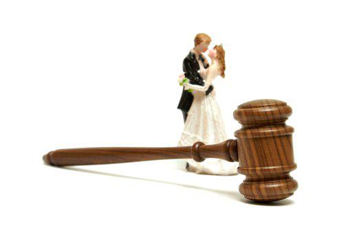 Wedding Couple with Gavel